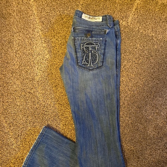 Women’s Taverniti, Janis 18 boot cut jeans,size 30 - Picture 2 of 4